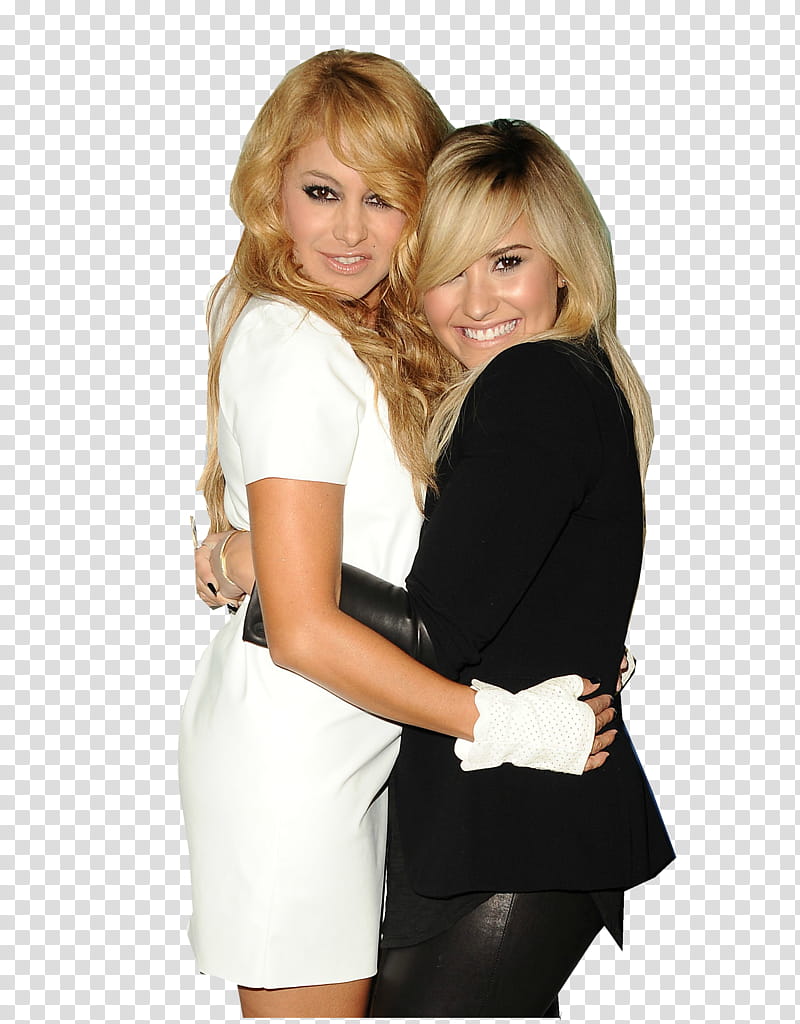 Demi Lovato and Paulina Rubio transparent background PNG clipart