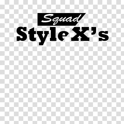 [] STYLEX&#;S SQUAD LOGO [BLACK VERS] transparent background PNG clipart