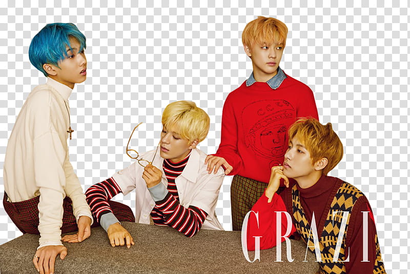 NCT DREAM Grazia, man wearing white turtle-neck long-sleeved top transparent background PNG clipart