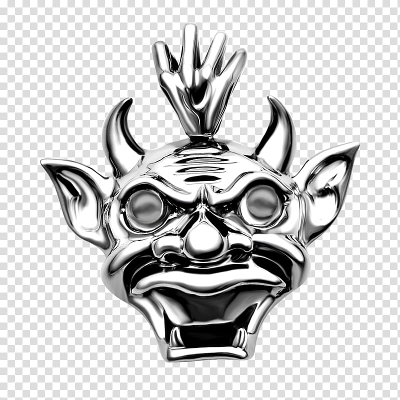 Metal, Silver, Drawing, Car, Character, Head, Pendant, Emblem transparent background PNG clipart