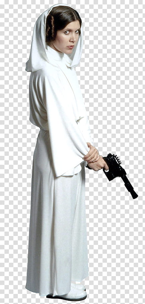 Carrie Fisher Leia Organa  transparent background PNG clipart