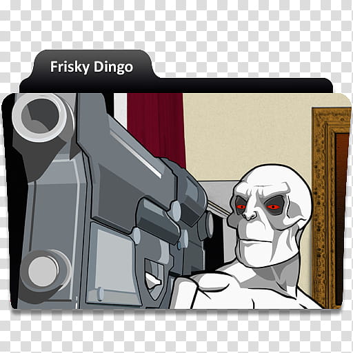 TV show folders, frisky dingo icon transparent background PNG clipart