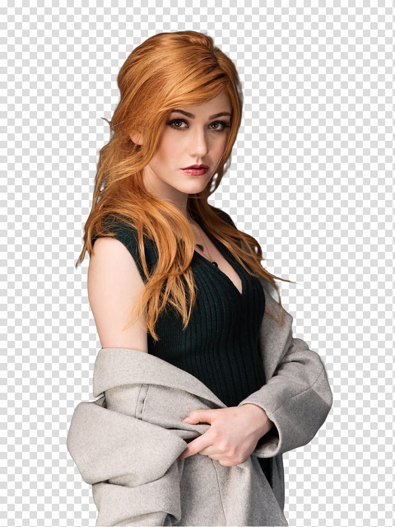 KAT MCNAMARA, woman wearing black and gray dress transparent background PNG clipart