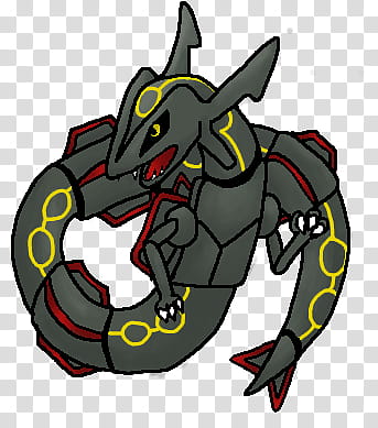 Shiny Rayquaza transparent background PNG clipart