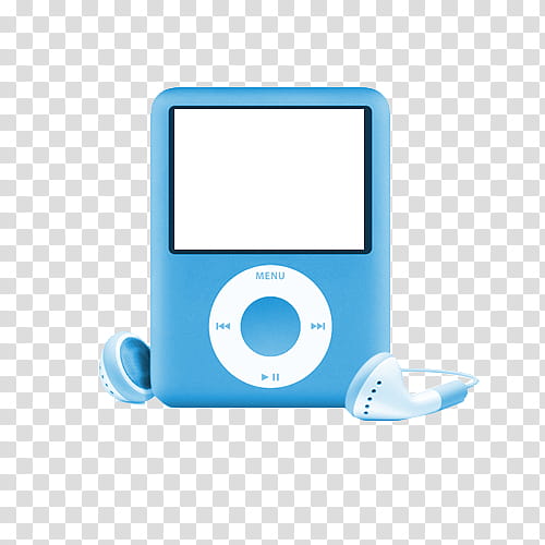 Ipods, blue iPod Nano illustration transparent background PNG clipart