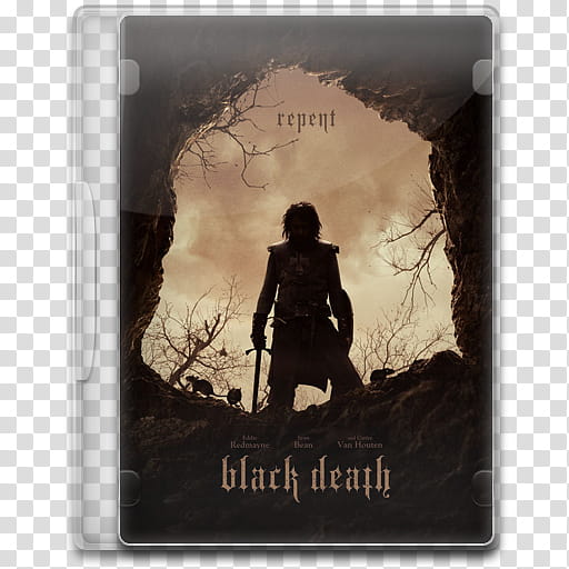 Movie Icon , Black Death, Repent Black Death movie case cover transparent background PNG clipart