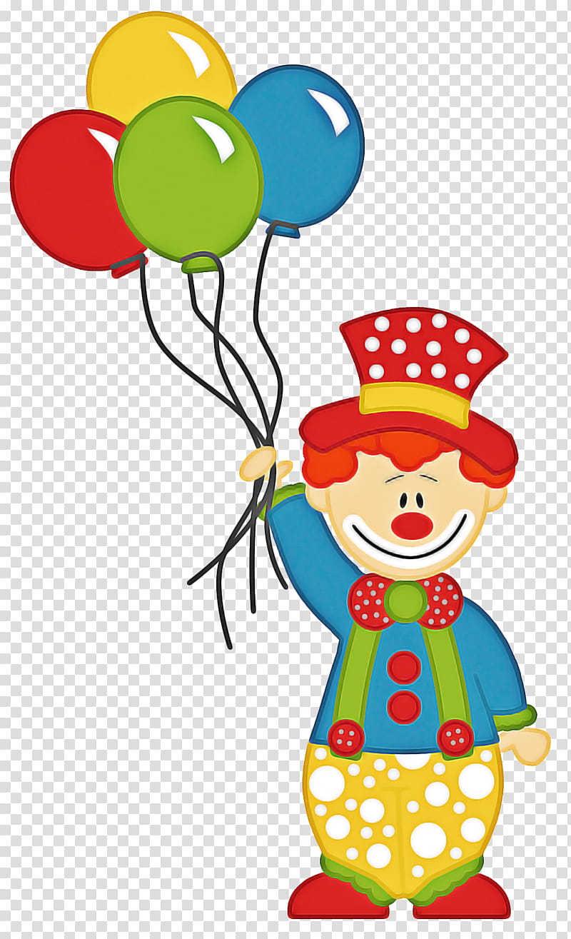 Balloon, Circus, Clown, Mercadolibre, Online And Offline, Market, Character, Plush transparent background PNG clipart