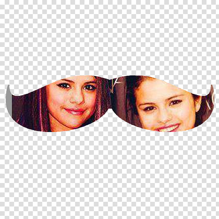 Bigotes Selena Gomez transparent background PNG clipart