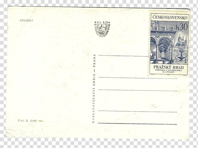 SET Postcards part, postage stamp on envelope transparent background PNG clipart