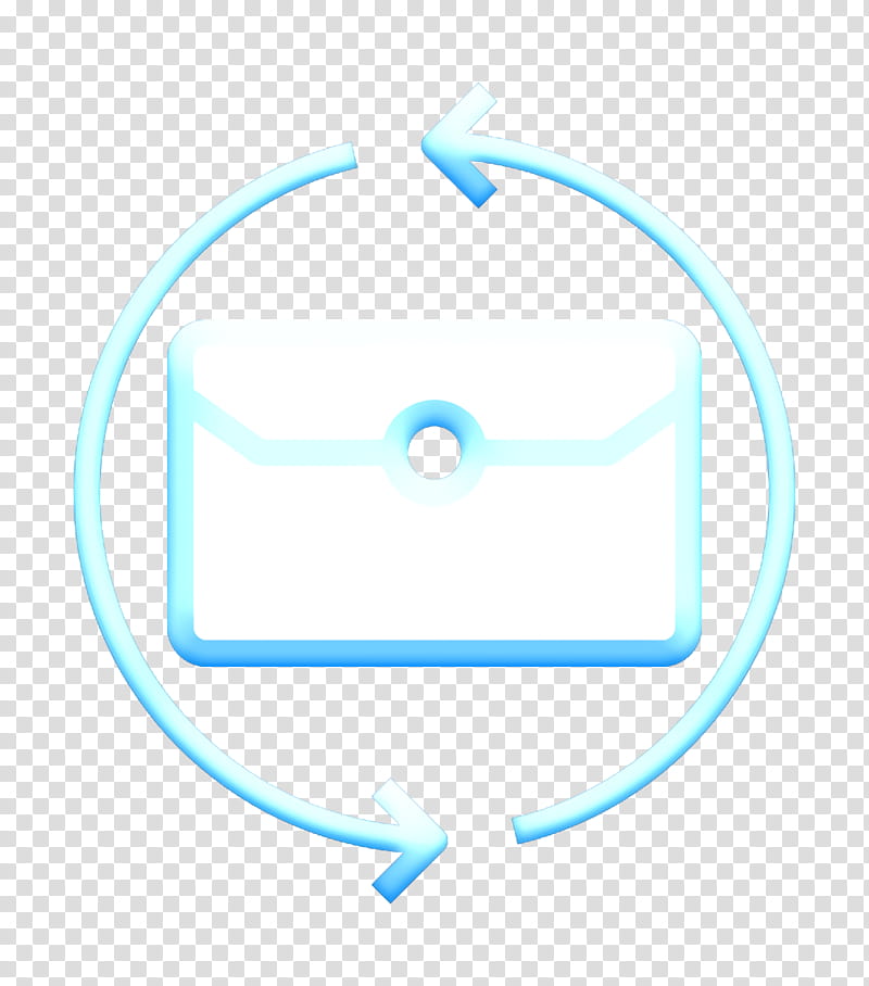 Envelope icon Mail icon Contact And Message icon, Text, Smile, Circle, Logo, Symbol, Electric Blue, Emoticon transparent background PNG clipart