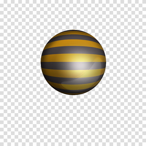 Esferas en D, yellow and black striped ball icon transparent background PNG clipart