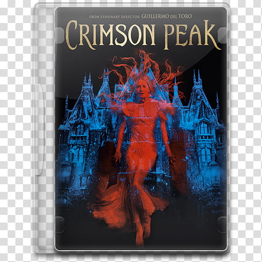 Movie Icon Mega , Crimson Peak, Crimson Peak DVD case transparent background PNG clipart