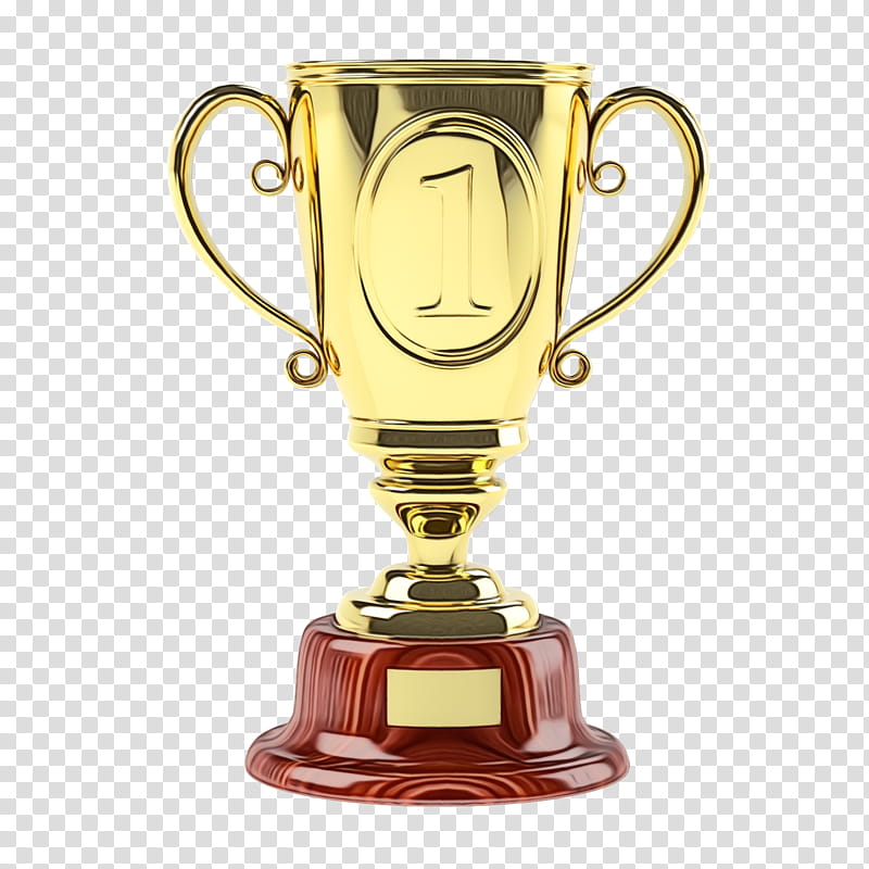Gold medal, Watercolor, Paint, Wet Ink, Trophy, Sports, CONCACAF Gold Cup, Stanley Cup transparent background PNG clipart