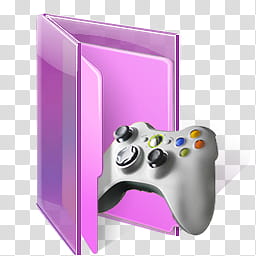Vista Style RTM Pink Icon, Game Folder transparent background PNG clipart