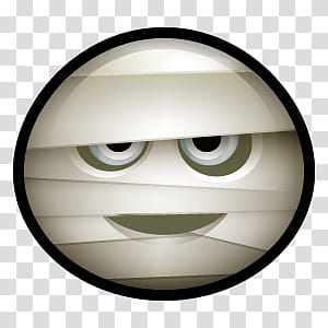 Super halloween parte , mummy emoji transparent background PNG clipart