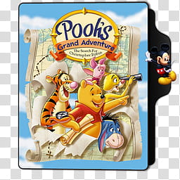 Pooh Grand Adventure Folder Icon transparent background PNG clipart