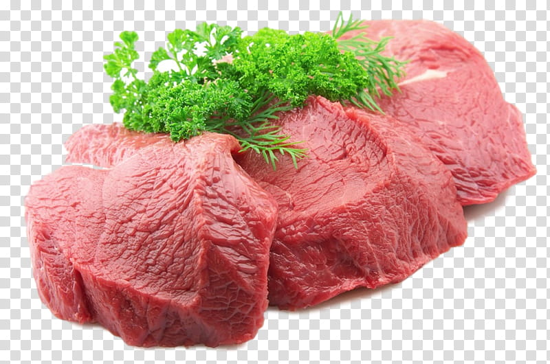 red meat food dish veal beef, Cuisine, Beef Tenderloin, Sirloin Steak, Ingredient, Pork Chop transparent background PNG clipart