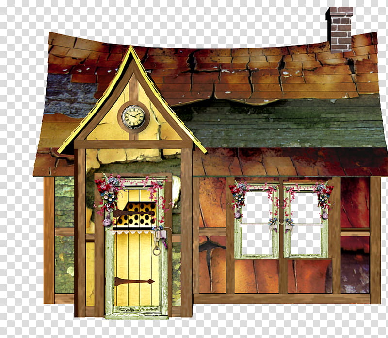 Fantasy Surreal House, brown house transparent background PNG clipart