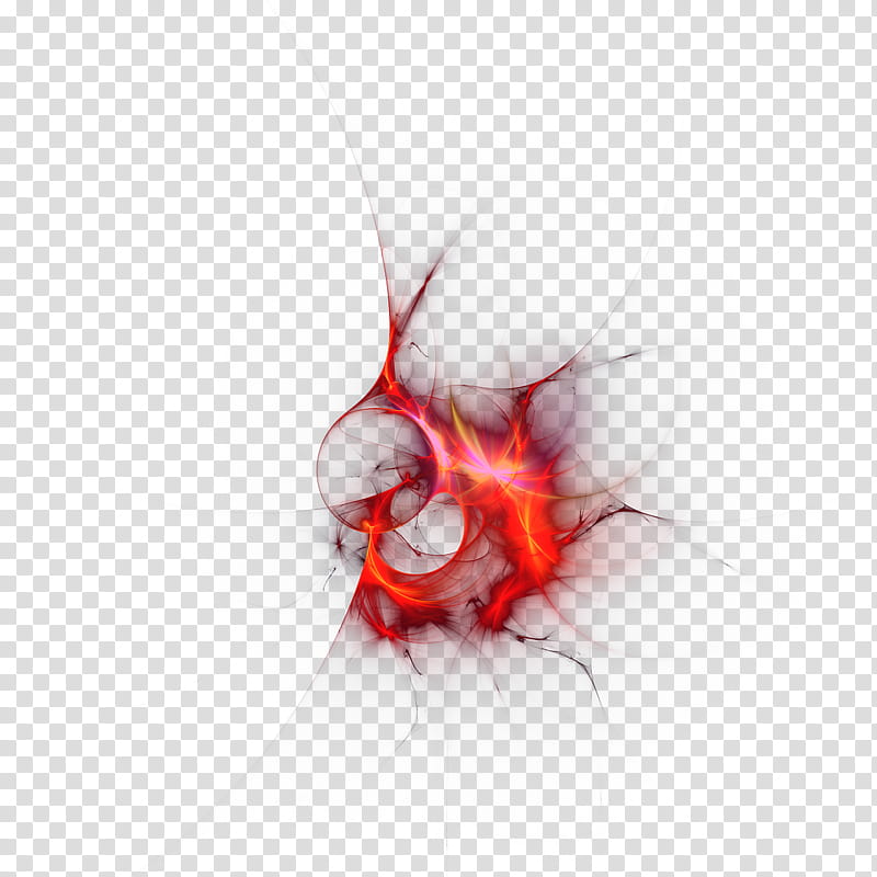 Fractal  , red lightning illustration transparent background PNG clipart