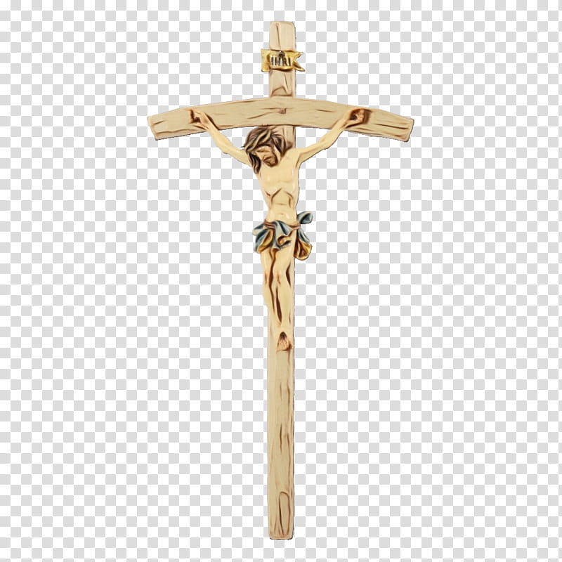 religious item cross crucifix symbol artifact, Watercolor, Paint, Wet Ink transparent background PNG clipart