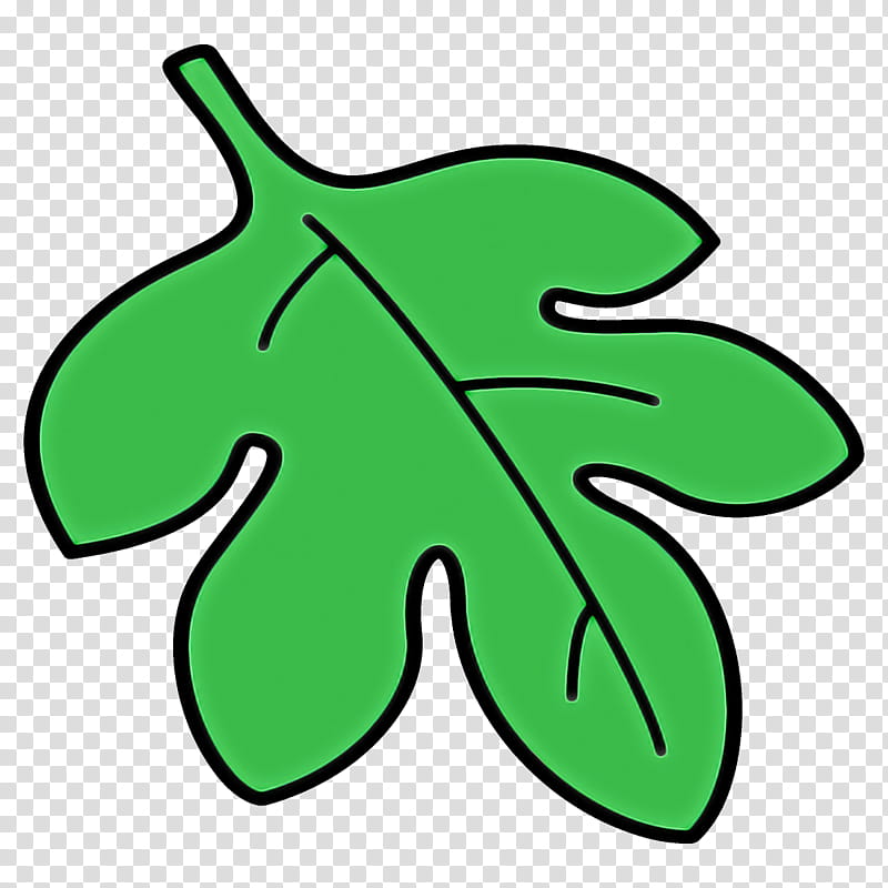 cartoon green leaves