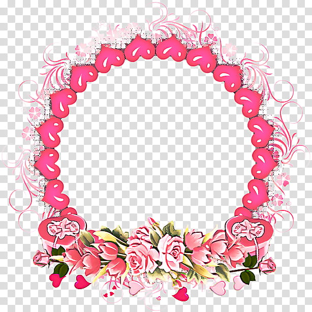 frame, Pink, Lei, Fashion Accessory, Plant, Magenta, Flower, Frame transparent background PNG clipart