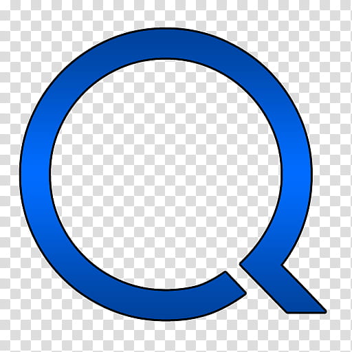 Quicktime  , blue letter Q icon transparent background PNG clipart
