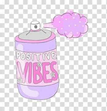 Watchers , pink positive vibes spray bottle illustration transparent background PNG clipart