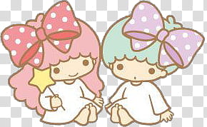 Iconos Little Twin Stars, two ba transparent background PNG clipart