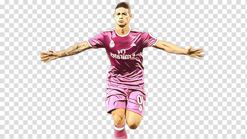 Football player, Cartoon, Pink, Soccer Player, Magenta, Sleeve, Tshirt, Muscle transparent background PNG clipart
