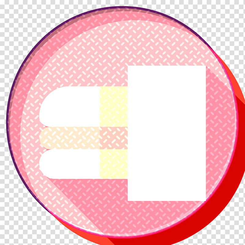 Take away icon Receipt icon, Pink, Line, Yellow, Circle, Material Property, Square transparent background PNG clipart