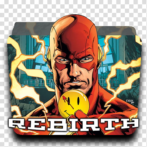 DC Rebirth MEGA FINAL Icon v, DC-Comics-v, The Flash rebirth folder transparent background PNG clipart