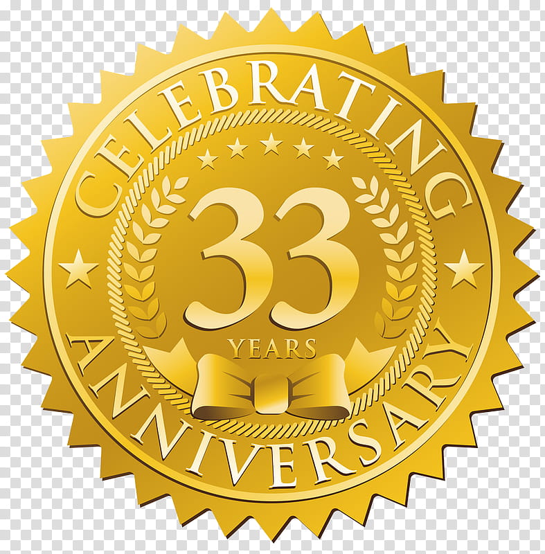 Gold Badge, Logo, Anniversary, Fotolia, Yellow, Symbol, Circle, Label transparent background PNG clipart