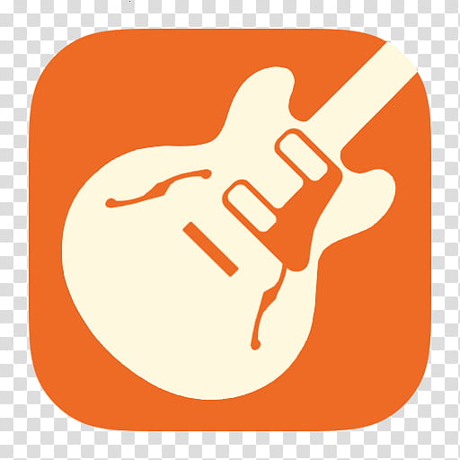 iLife icons, Garage Band_Flat, guitar illustration transparent background PNG clipart