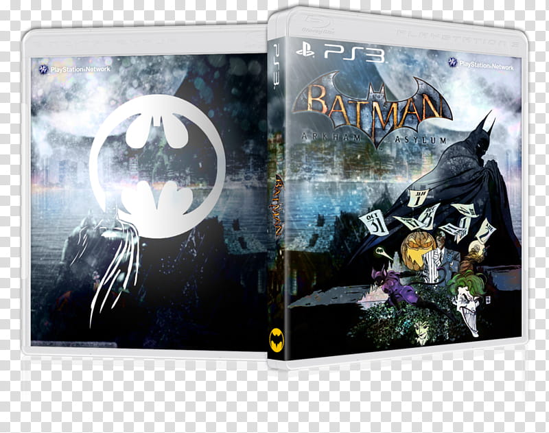 Batman: Arkham Asylum COVER transparent background PNG clipart