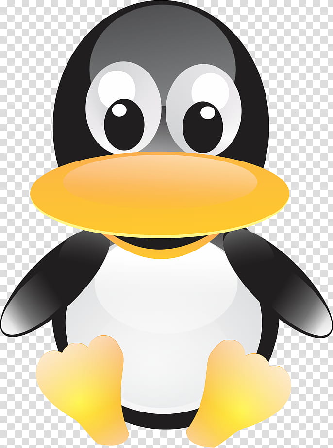 Penguin, Drawing, Corel, Apache OpenOffice, Editing, Flightless Bird, Cartoon, Yellow transparent background PNG clipart