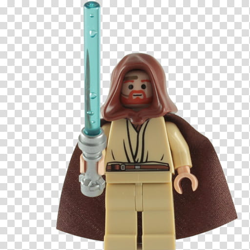 Lego Figure Icons, Lego Obi Wan Kenobi transparent background PNG clipart