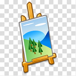 Refresh CL Icons , Easel, brown easel illustration transparent background PNG clipart
