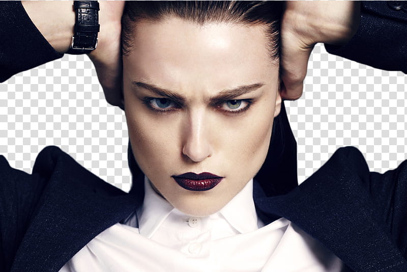 Katie Mcgrath, woman holding her head transparent background PNG clipart