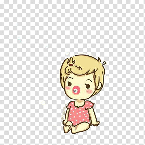 baby wearing pink shirt transparent background PNG clipart