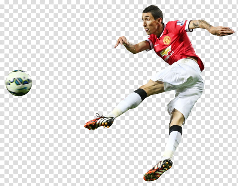 Angel Di Maria Manchester United - transparent background PNG clipart