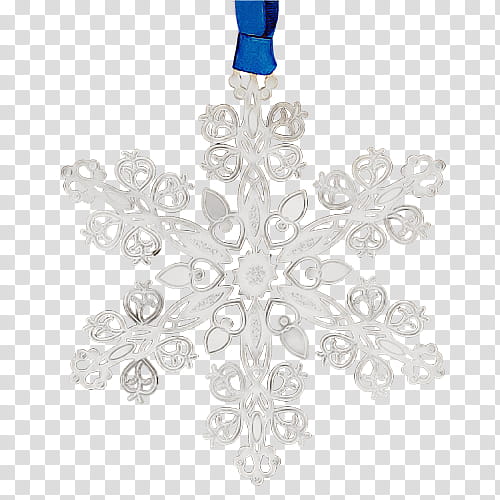 Christmas ornament, White, Holiday Ornament, Snowflake, Leaf, Silver, Visual Arts transparent background PNG clipart