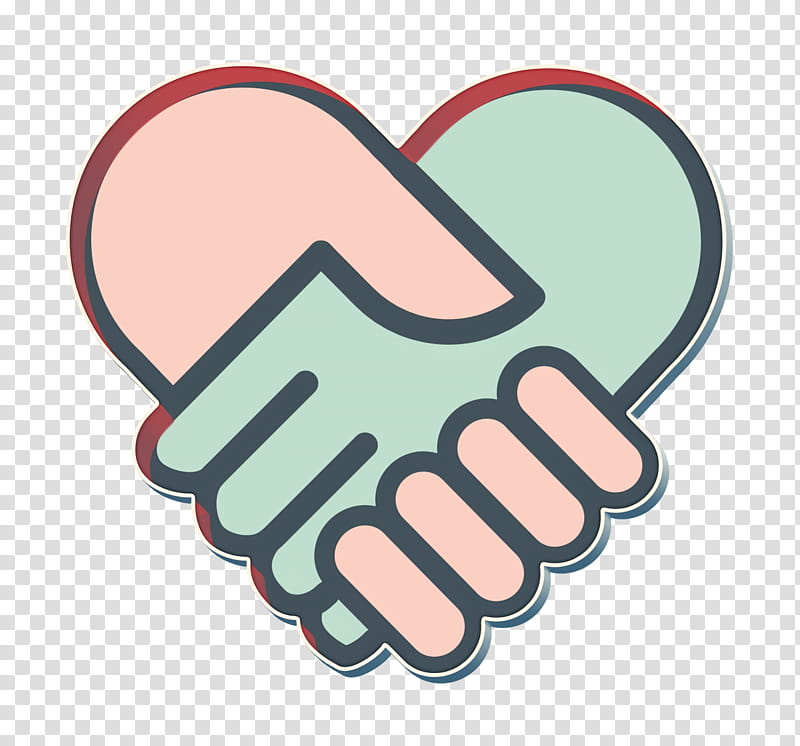 hands icon heart icon, Finger, Gesture, Thumb, Text, Line, Handshake, Material Property transparent background PNG clipart