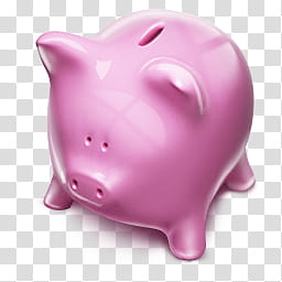 Pink Piggy Bank Transparent Background Png Clipart Hiclipart