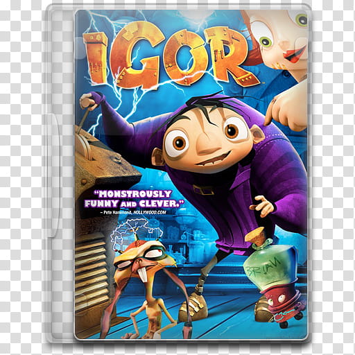 Movie Icon , Igor, Igor DVD case transparent background PNG clipart