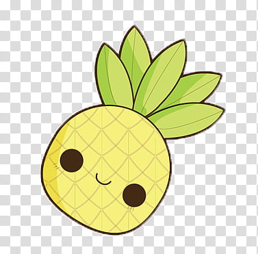 Cute, pineapple transparent background PNG clipart