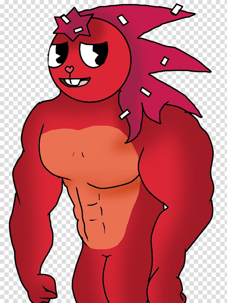 Flaky is one beefy binch transparent background PNG clipart