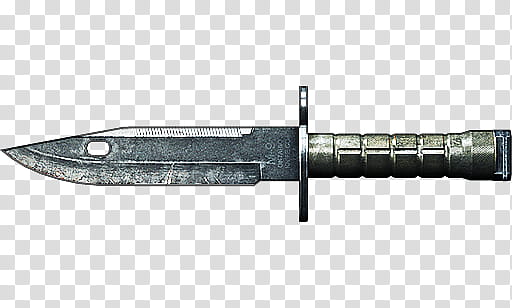 Battlefield  Weapons Render, gray combat knife transparent background PNG clipart