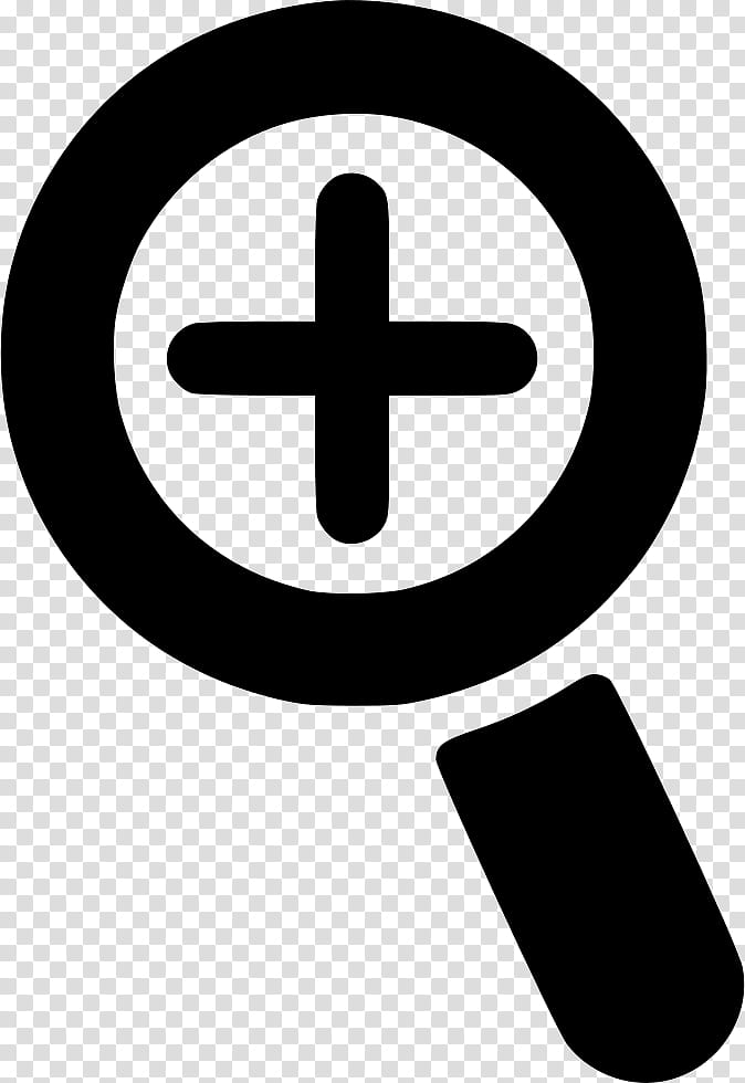 Magnifying Glass Icon, Zooming User Interface, Symbol, Icon Design, Cross, Line, Logo transparent background PNG clipart