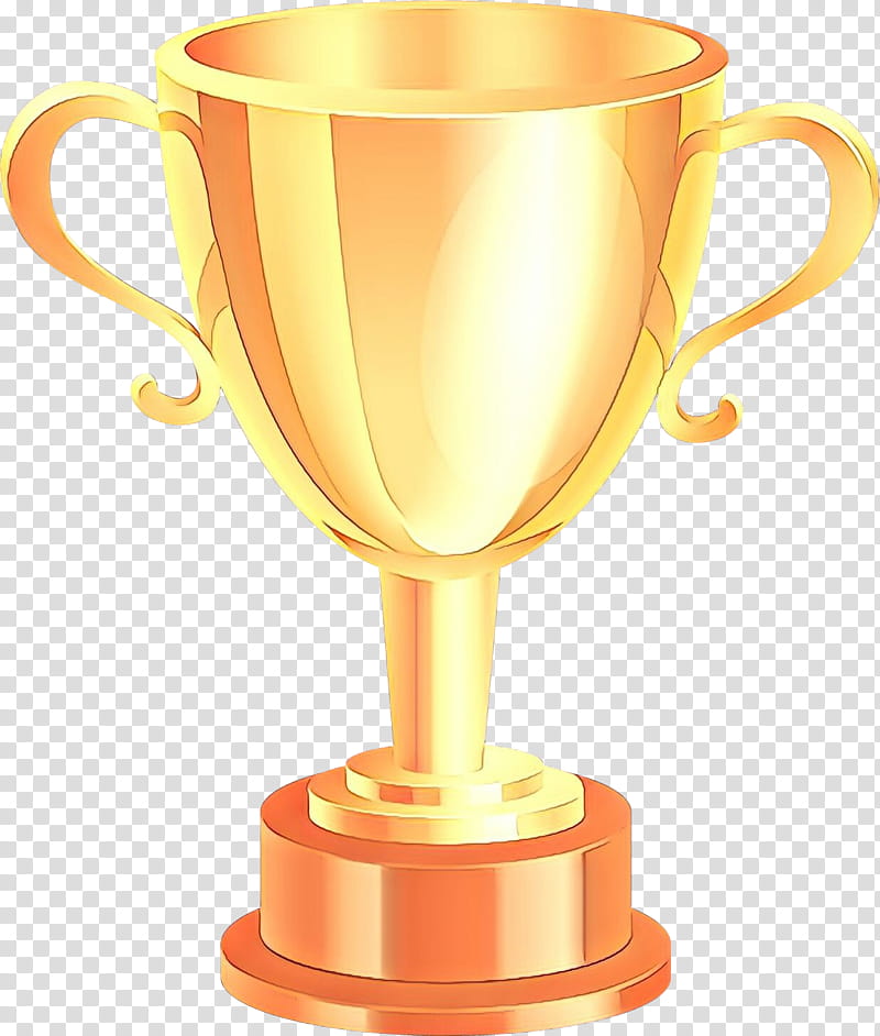 Metal, Trophy, Yellow, Cup, Award, Drinkware, Chalice, Tableware transparent background PNG clipart